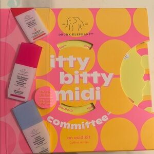Drunk Elephant Pink and Blue Serum and Face Oil